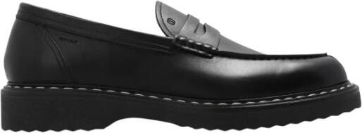 Bally Leren loafers Necko Black Heren