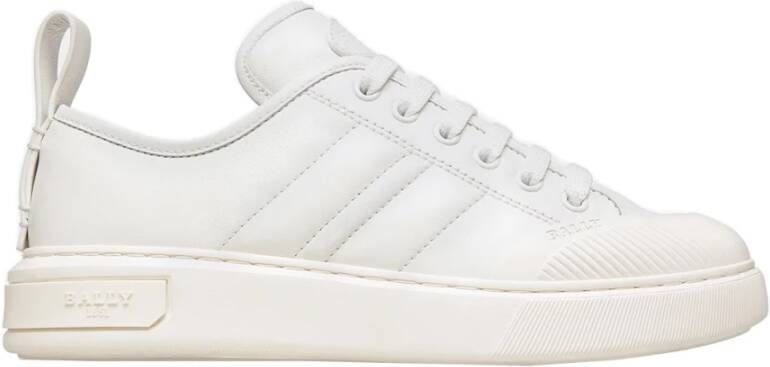 Bally Leren Sneakers White Dames