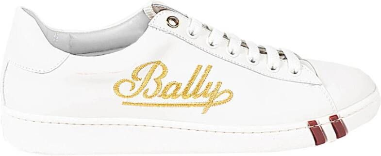 Bally Luxe Veterschoenen White Dames