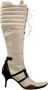 Bally Pre-owned Leather boots Beige Dames - Thumbnail 1