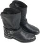 Bally Pre-owned Leather boots Black Dames - Thumbnail 1