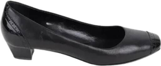 Bally Pre-owned Leather flats Black Dames