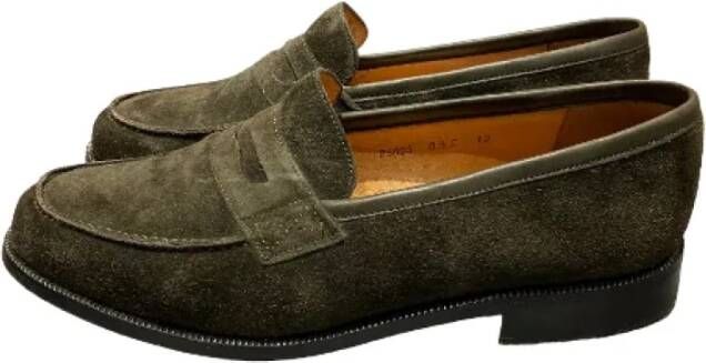 Bally Pre-owned Platte schoenen Green Dames