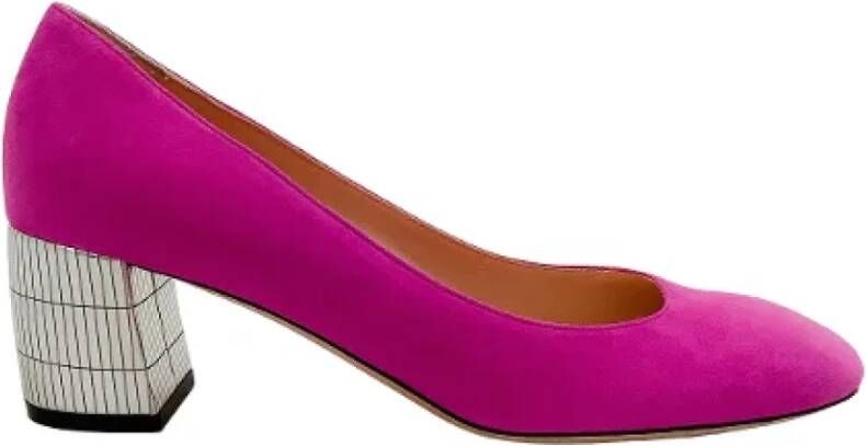 Bally Pre-owned Suede heels Pink Dames