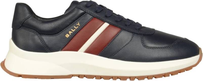 Bally Sneakers Darsyl Calf Plain Blue Heren