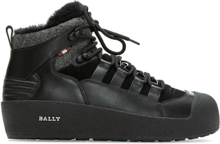 Bally Stijlvolle Leren Laarzen voor Mannen Black Heren