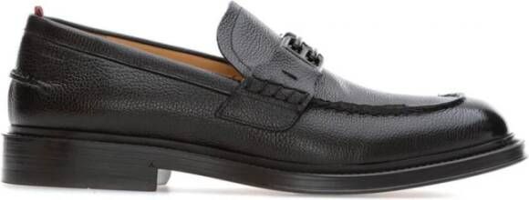 Bally Stijlvolle Loafers voor Mannen Black Heren