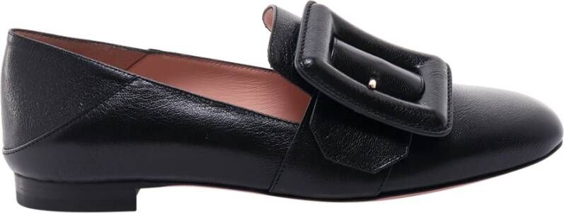 Bally Stijlvolle zwarte leren loafers Ss23 Black Dames