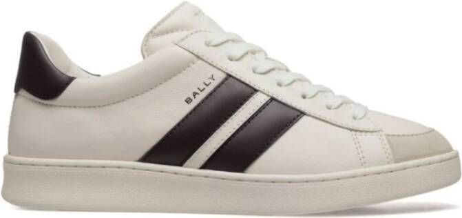 Bally Witte Leren Sneakers met Moderne Twist White Heren