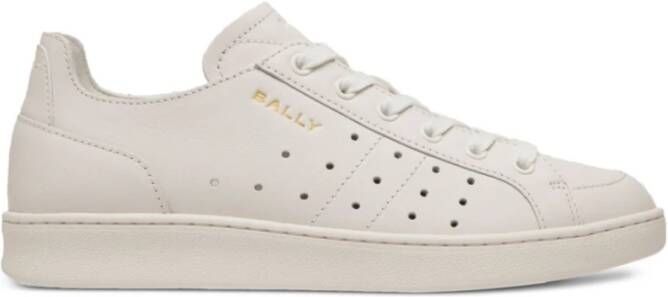 Bally Witte Sneakers met Logodetails White Dames