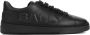 Bally Zwarte Leren Sneakers Ronde Neus Black Heren - Thumbnail 1