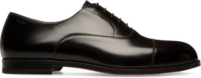 Bally Zwarte Oxford Schoen Black Heren