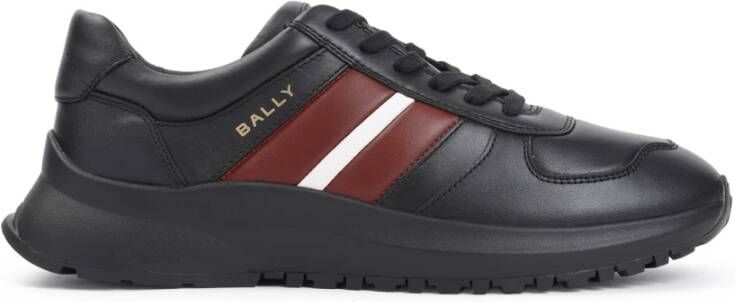 Bally Zwarte Sneakers Aw24 Stijl Black Heren