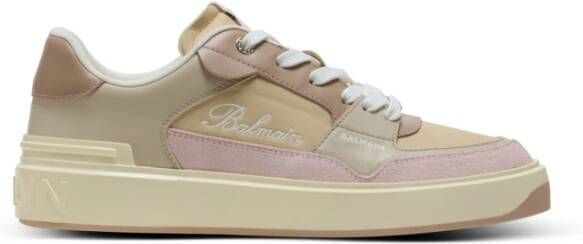 Balmain B-Court Flip trainers in kalfsleer Multicolor Dames