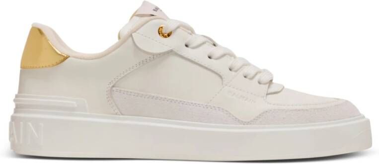 Balmain B-Court Flip trainers in kalfsleer White Dames