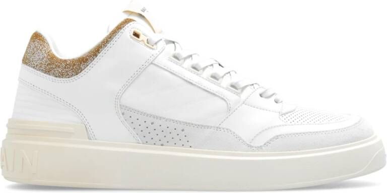 Balmain B-Court Mid sneakers Wit Heren