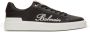 Balmain B-Court Signature kalfsleren trainers Black Heren - Thumbnail 1