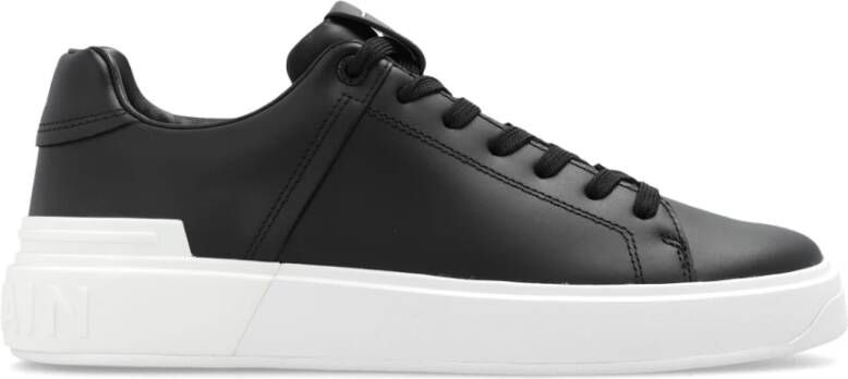 Balmain B Court low top sneakers dames kalfsleer kalfsleer rubber 36 Zwart