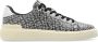 Balmain B-Court Flip trainers in monogram PB Labyrinth kalfsleer Black Heren - Thumbnail 14