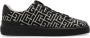 Balmain B-Court trainers met jacquard monogram Black Heren - Thumbnail 1