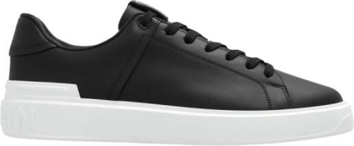 Balmain Zwarte B-Court lage sneakers Black Heren