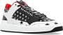 Balmain B-Court Mid Top sterrenprint leren sneakers Black Heren - Thumbnail 3