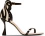 Balmain Eden sandalen in tweekleurig leer Black Dames - Thumbnail 1