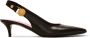 Balmain Eva kitten slingbacks in kalfsleer Black Dames - Thumbnail 6