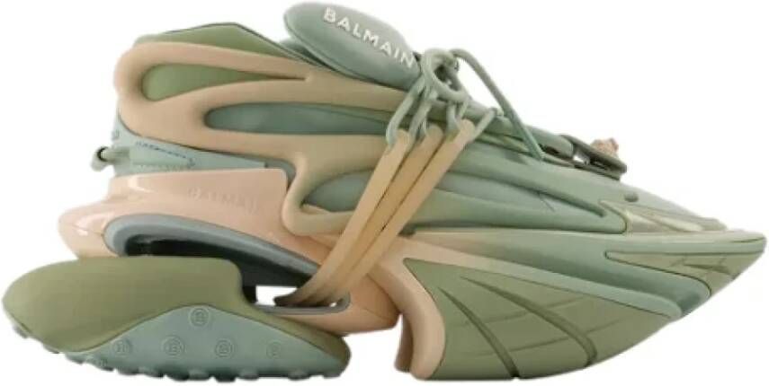 Balmain Fabric sneakers Green Dames