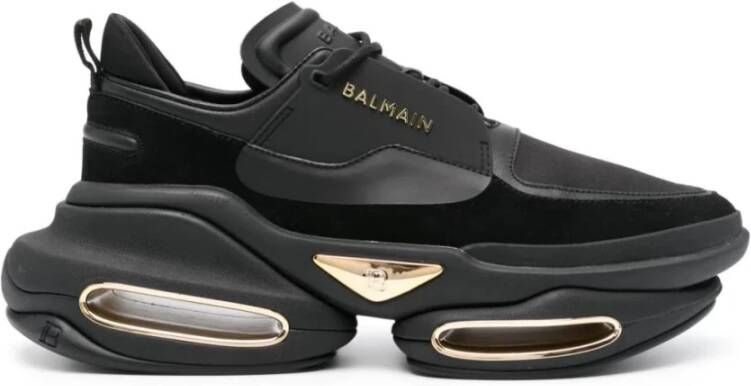 Balmain Futuristische B-Bold Sneakers Black Dames