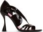 Balmain Heeled Eden sandalen in lakleer Black Dames - Thumbnail 1