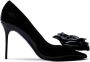 Balmain Lakleren Ruby pumps met bloemendetail Black Dames - Thumbnail 1