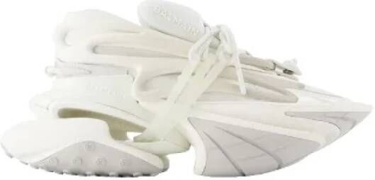 Balmain Leather sneakers White Dames