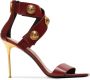 Balmain Leren sandaal Brown Dames - Thumbnail 1