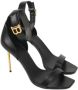 Balmain Pre-owned Leather sandals Black Dames - Thumbnail 1