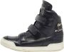 Balmain Pre-owned Leather sneakers Black Heren - Thumbnail 1