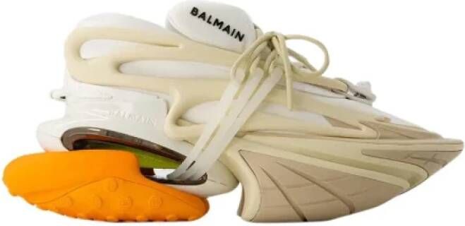 Balmain Pre-owned Leather sneakers Multicolor Heren