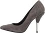 Balmain Pre-owned Suede heels Gray Dames - Thumbnail 1