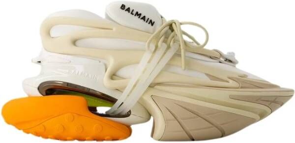 Balmain Eenhoorn trainers in neopreen en leer Multicolor Heren