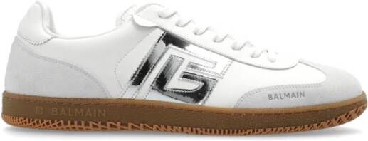 Balmain Sneakers Swan White Heren