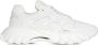 Balmain Witte Sneakers met Zilveren Logo Borduursel White Heren - Thumbnail 1