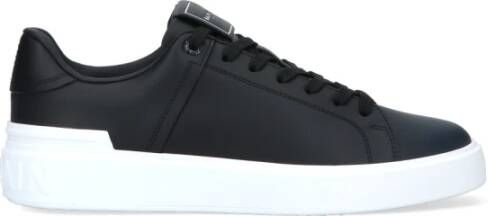 Balmain Zwarte B-Court lage sneakers Black Heren