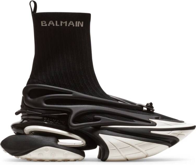 Balmain Sneakers Zwart Heren