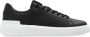 Balmain Zwarte Leren Sneakers Ronde Neus Vetersluiting Black Heren - Thumbnail 5