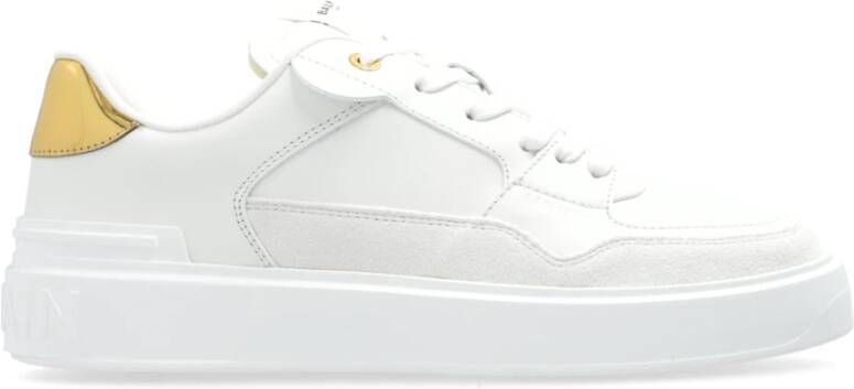 Balmain B-Court Flip trainers in kalfsleer White Dames