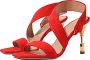 Balmain Stijlvolle Sandalen voor Zomeroutfits Red Dames - Thumbnail 1