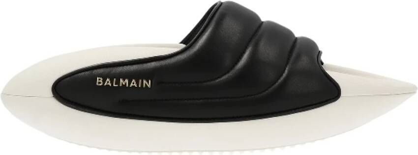 Balmain Stijlvolle Slide Sandalen voor Vrouwen Black Heren