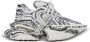 Balmain Unicorn Wave trainers met 'Love Letter' print White Dames - Thumbnail 1