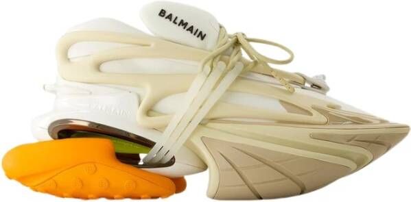 Balmain Unicorn trainers in neoprene and leather Oranje Heren