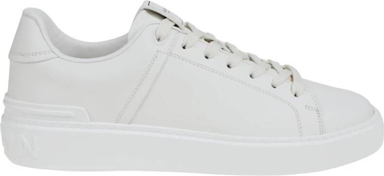 Balmain Witte Sneakers Luxe Stijl White Heren